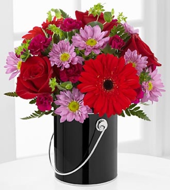 The Color Your Day with Intrigue Bouquet