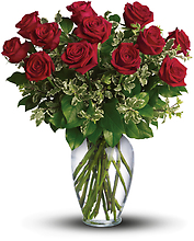 Always on My Mind PM - One dozen Long Stemmed Red Roses