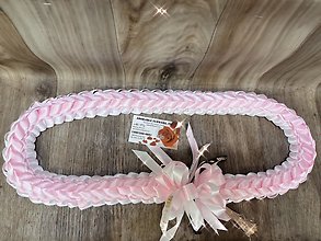 Double Ribbon Lei - Pink Lover 2