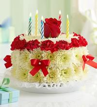 Birthday Flower Cake - Bright