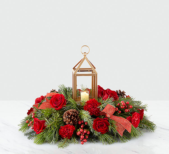 I\'ll Be Home for Christmas™ Lantern Centerpiece