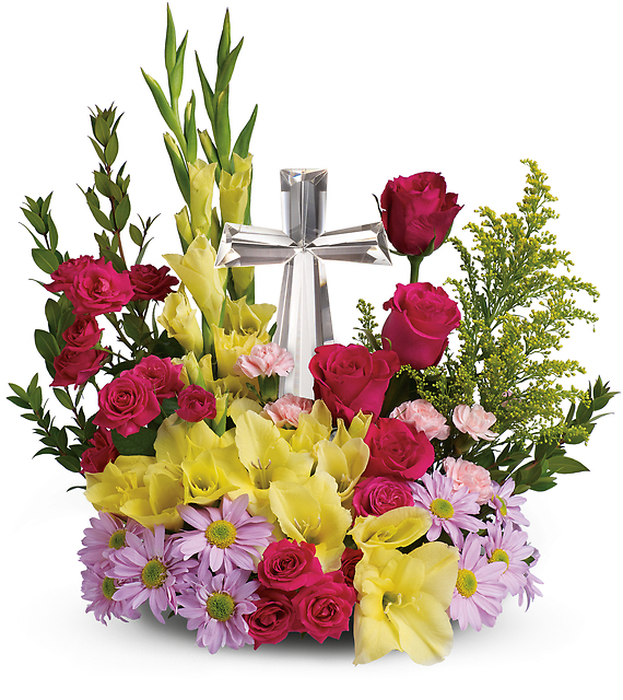 Crystal Cross Bouquet