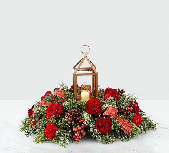 I\'ll Be Home for Christmas™ Lantern Centerpiece