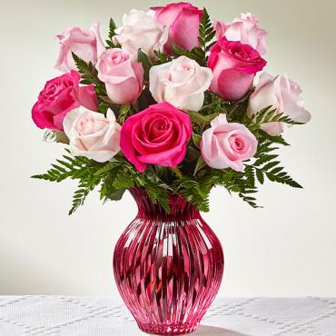 The Happy Spring&trade; Mixed Rose Bouquet