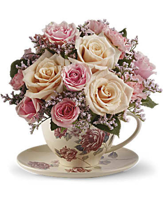 Pink Potpourri Bouquet with Roses