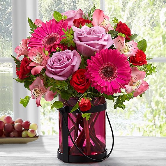 The Pink Exuberance Bouquet by Better Homes and Gardens&r