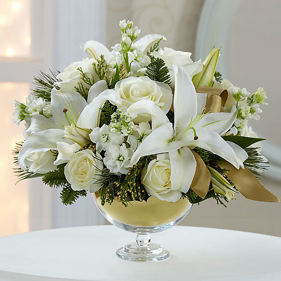 The Holiday Elegance Bouquet by Vera Wang