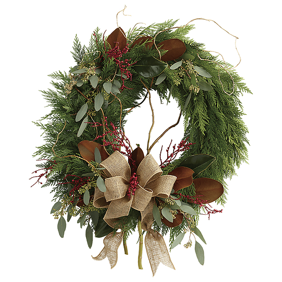 Rustic Holiday Wreath