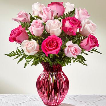 The Happy Spring&trade; Mixed Rose Bouquet