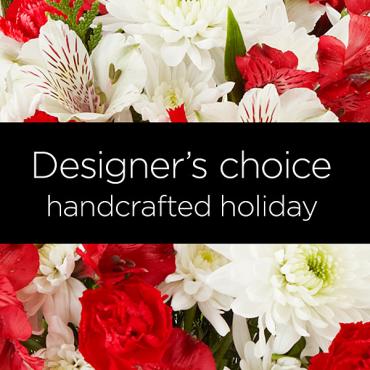 Holiday Colors Florist Designed Bouquet