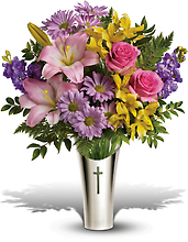 Silver Cross Bouquet