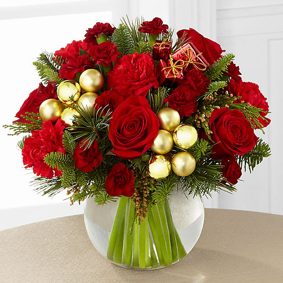 The Holiday Gold Bouquet