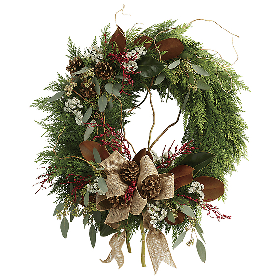 Rustic Holiday Wreath