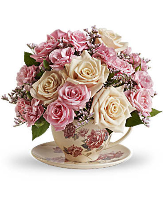 Pink Potpourri Bouquet with Roses