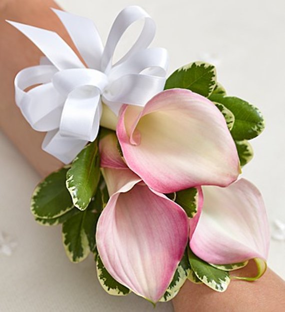 Pink Mini Calla Lily Corsage