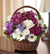 Peace, Prayers Blessings - Lavender and White